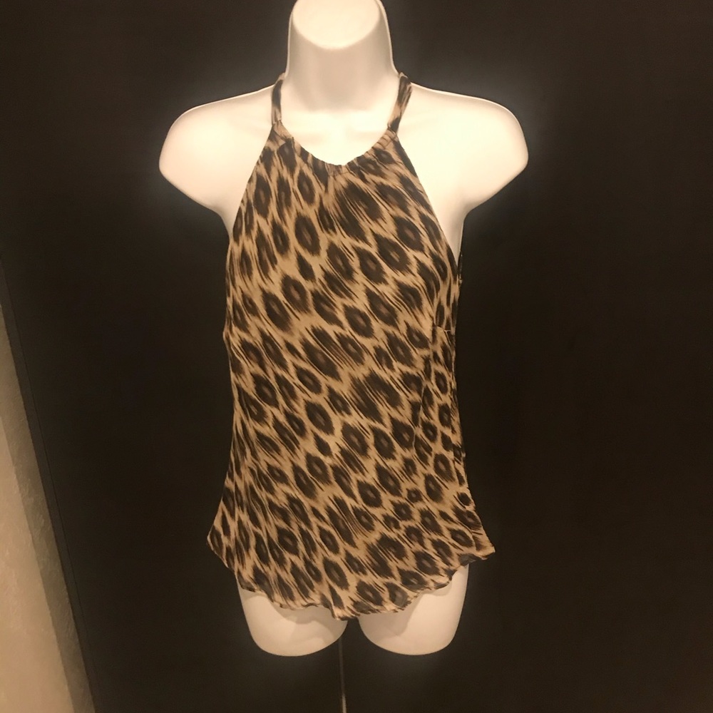 3/$30- Ann Taylor leopard tank sz 0